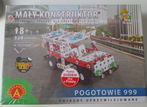 OUTLET Mały Konstruktor Pogotowie Ratunkowe Alexander 8+