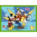 OUTLET Puzzle 4w1 Myszka Mickey i Przyjaciele 34616 Trefl