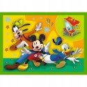 OUTLET Puzzle 4w1 Myszka Mickey i Przyjaciele 34616 Trefl
