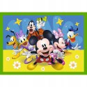 OUTLET Puzzle 4w1 Myszka Mickey i Przyjaciele 34616 Trefl