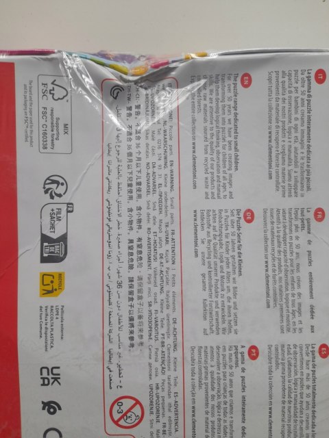 OUTLET Puzzle Koci Domek Gabi 24819 Super Kolor 2x60 elementów Clementoni