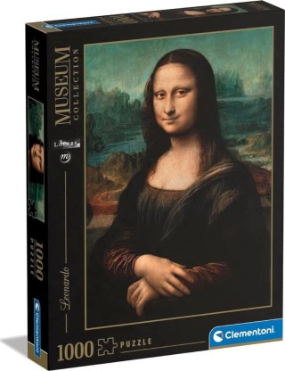 Puzzle 1000 elementów Museum Leonardo: Gioconda 37085 Clementoni