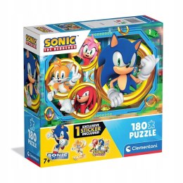 Puzzle 180 elementów Sonic 29796 Clementoni Super kolor