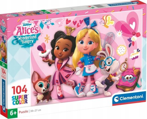 Puzzle Disney 104 elementów Piekarnia Alicja w Krainie Czarów Clementoni