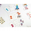 Puzzle sensoryczne Cyferki Kapitan Nauka
