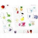 Puzzle sensoryczne Literki Kapitan Nauka Układam dotykam i uczę się