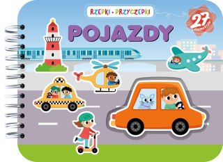 Rzepki-przyczepki Pojazdy Książka z rzepami