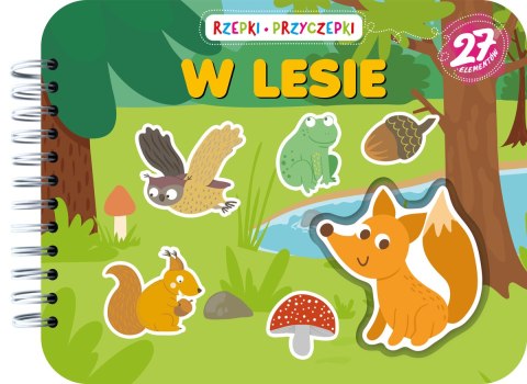 Rzepki-przyczepki W lesie Książka z rzepami