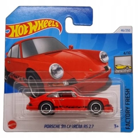 Samochód Mattel Hot Wheels HTD08 Porsche 911 Carrera RS 2.7 czerwony