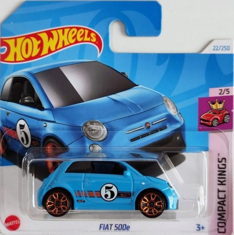 Samochodzik Hot Wheels Fiat 500e Niebieski HTD03