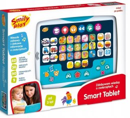 Smily Play Edukacyjny Smart Tablet Zdobywam wiedzę o zwierzętach