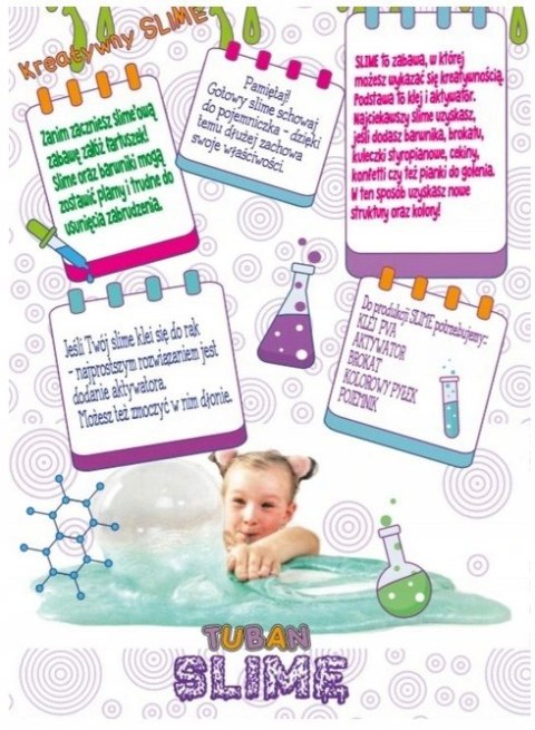 Super Slime świecący Zestaw Robienia Glutów tuban
