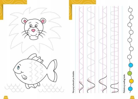 Szlaczki i literki Nauka Pisania Greg