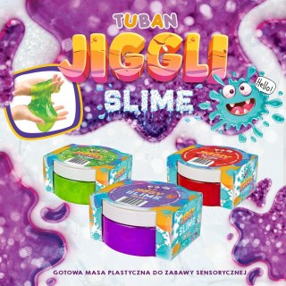 Turkusowy JIIGLY SLIME Perłowy 200 g Tuban Masa Plastyczna