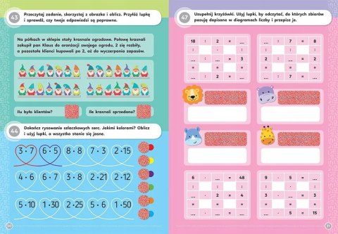 Wesoła tabliczka mnożenia z magiczną lupką od 7 lat Aksjomat