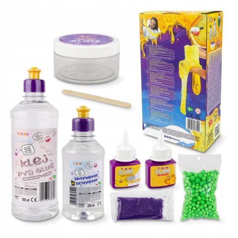 Zestaw DIY Sensory Slime 6w1 8 elementów Tuban