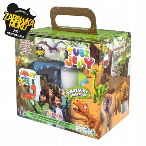 Zestaw Tuban Tubi Jelly 6 kolorów dinozaury