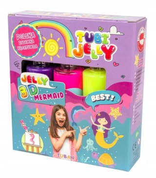 Zestaw Tubi Jelly 3 Kolory Syrenka Tuban