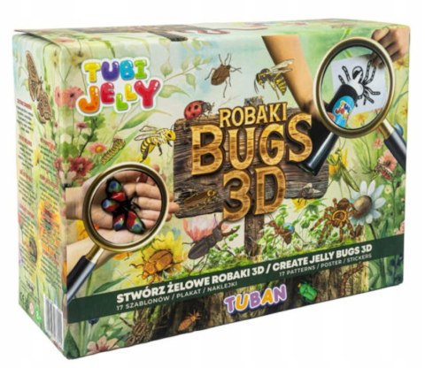 Zestaw Tubi Jelly Tuban Robaki Bugs 3D