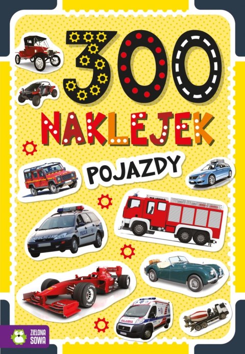 300 naklejek Pojazdy Zielona Sowa Naklejki