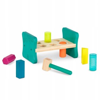 B. Toys Drewniana przebijanka wbijanka z młotkiem BX1762