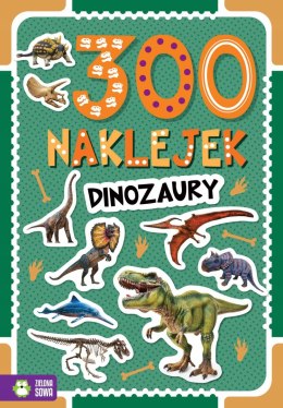 Dinozaury 300 naklejek Zielona Sowa Naklejki