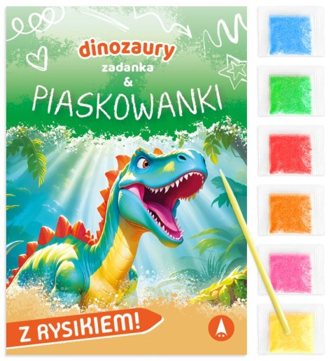 Dinozaury Zadanka i piaskowanki Skrzat