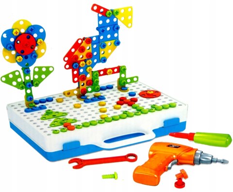 Genialny dzieciak śrubkowe konstrukcje 237 elementów Askato