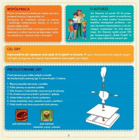 Gra planszowa Kotek Psotek Egmont 3+