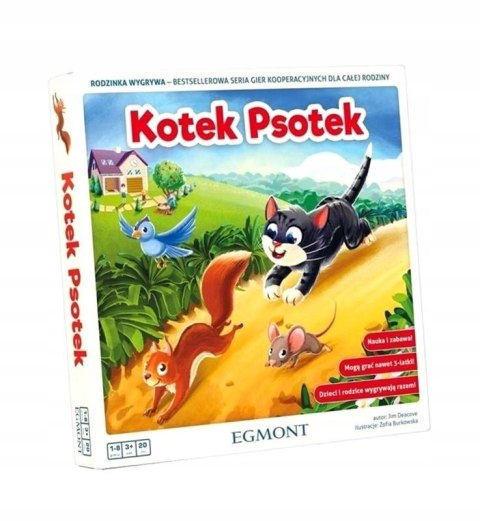 Gra planszowa Kotek Psotek Egmont 3+