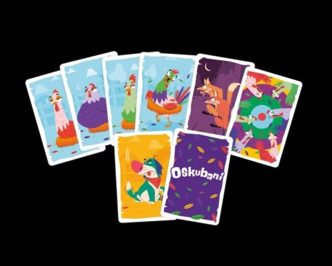 Gra planszowa Oskubani Humorystyczna gra karciana Muduko