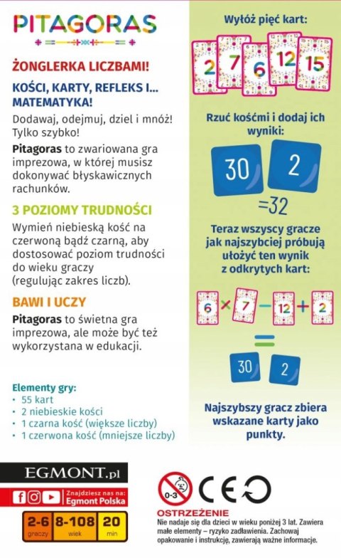 Gra planszowa Pitagoras Egmont
