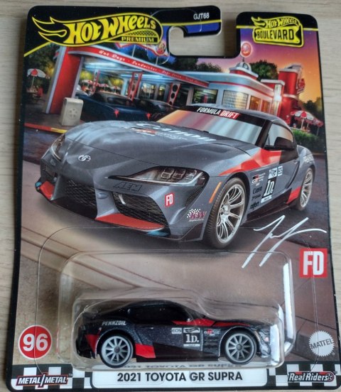 Hot Wheels Premium 2021 Toyota GR Supra Boulevard HRT56