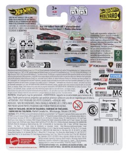 Hot Wheels Premium Boulevard HRT70 Lamborghini Countach LPI 800-4 niebieski