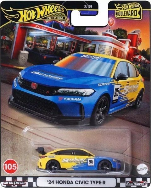 Hot Wheels Premium HRT61 Boulevard '24 Honda Civic Type-R