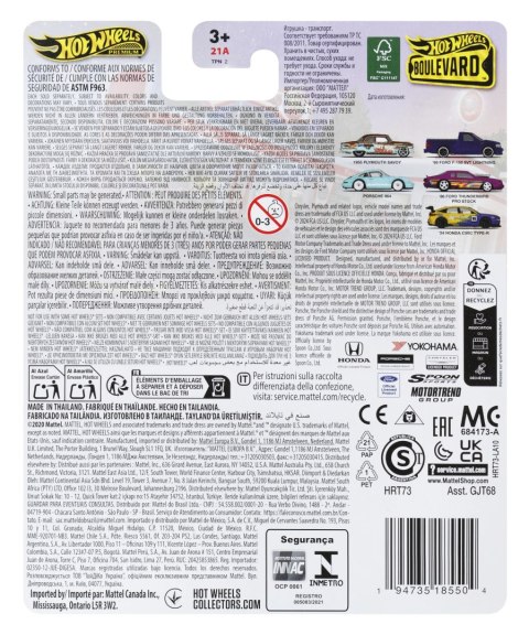 Hot Wheels Premium HRT73 Boulevard Porsche 964 błękitne