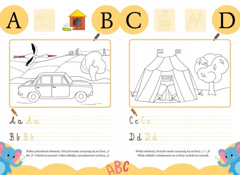 Kaligrafia z uśmiechem Literki Skrzat