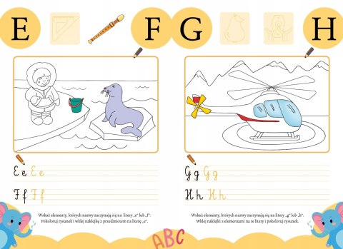 Kaligrafia z uśmiechem Literki Skrzat