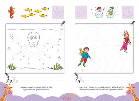 Kaligrafia z uśmiechem Szlaczki Skrzat