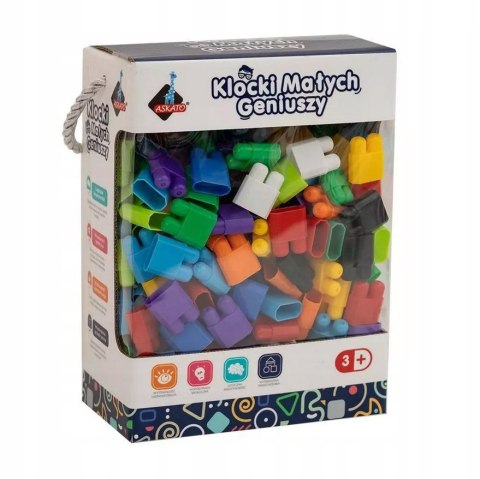 Klocki małych geniuszy Cegiełki 260 elementów