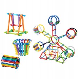 Klocki małych geniuszy walizka Patyki 869 elementów Askato