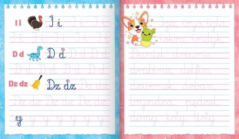 Kolorowa kaligrafia z pisakiem Piszę i zmazuję od 6 lat Aksjomat