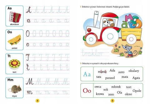Kolorowe literki i cyferki Aksjomat 60 Naklejek