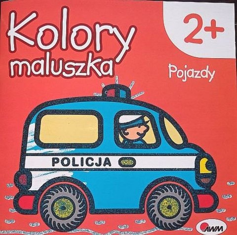Kolory maluszka Pojazdy Malowanka Kolorowanka