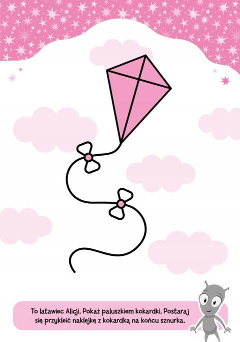 Kosmiczna Akademia 2-latka Skrzat 16 Naklejek Zadania