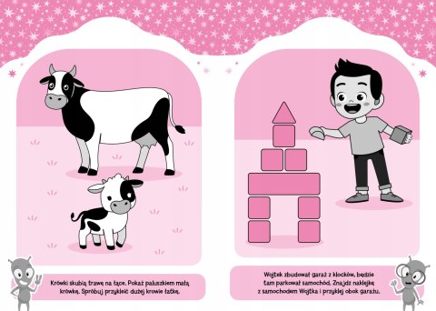 Kosmiczna Akademia 2-latka Skrzat 16 Naklejek Zadania