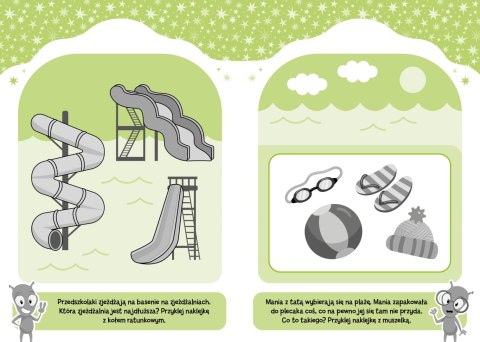 Kosmiczna Akademia 3-latka Skrzat 16 Naklejek Zadania