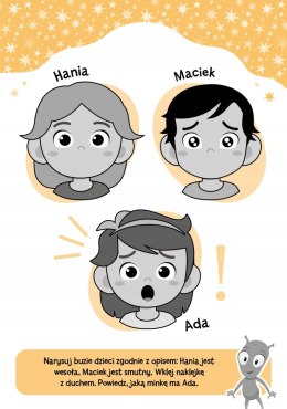 Kosmiczna Akademia 4-latka Skrzat 16 Naklejek Zadania