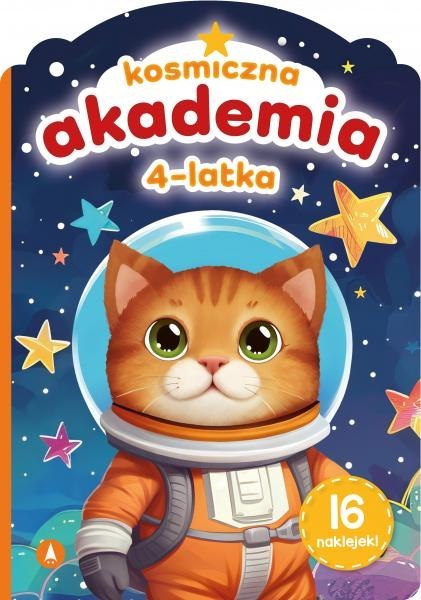 Kosmiczna Akademia 4-latka Skrzat 16 Naklejek Zadania