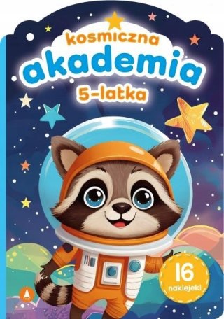 Kosmiczna Akademia 5-latka Skrzat 16 Naklejek Zadania
